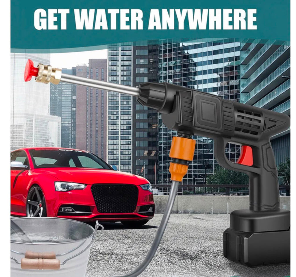 wireless high pressure car washer water spray gun double battery.Rechargeable (1 Set)
